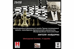 Первый онлайн-турнир «Мемориал Мигеля Найдорфа» прошел на платформе Mskchess